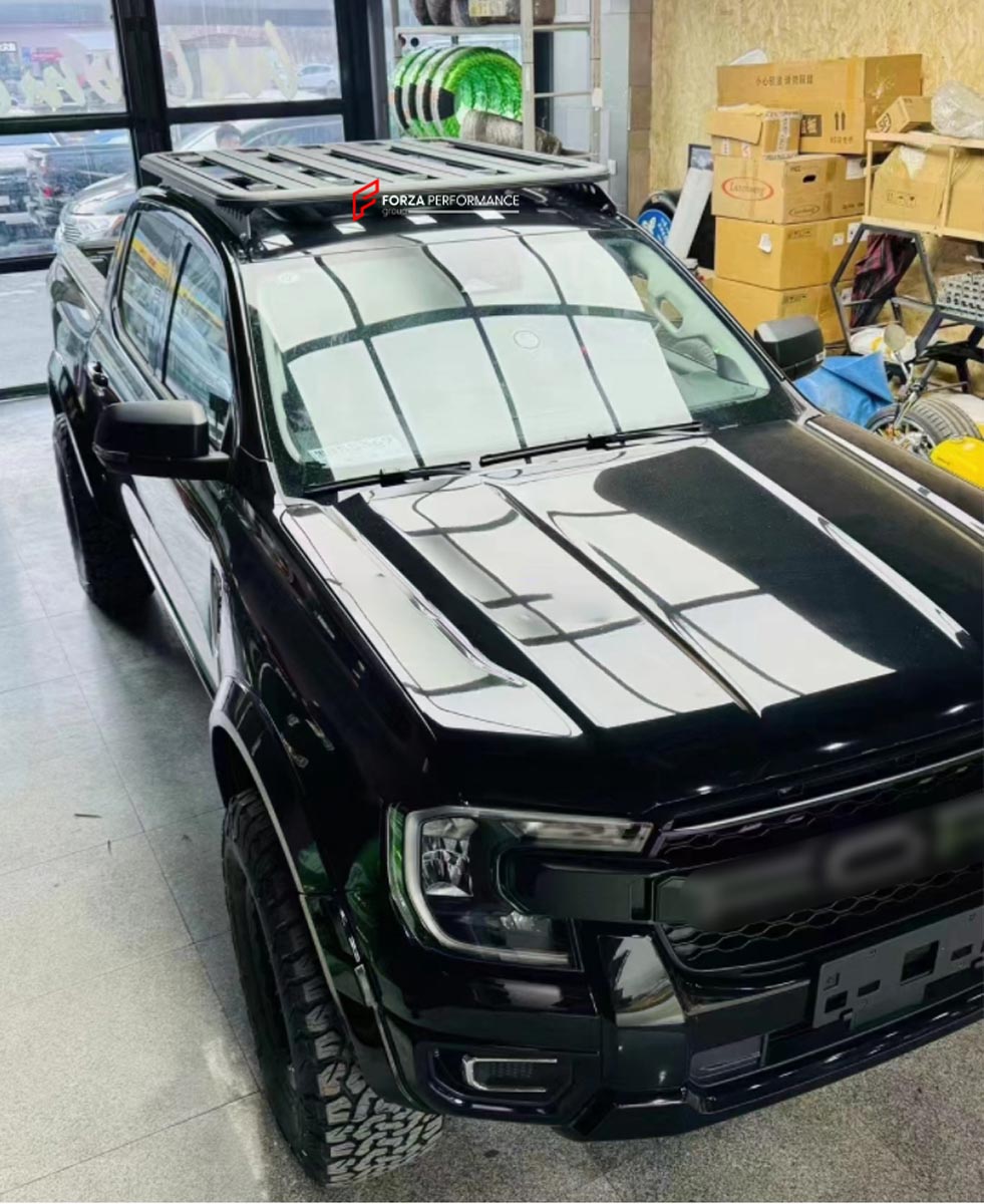 ALUMINIUM ROOF RACK for FORD RANGER 2022+ Forza Performance Custom fit
Set includes:

Roof Rack
Material: Aluminium

NOTE: Professional installation is required.