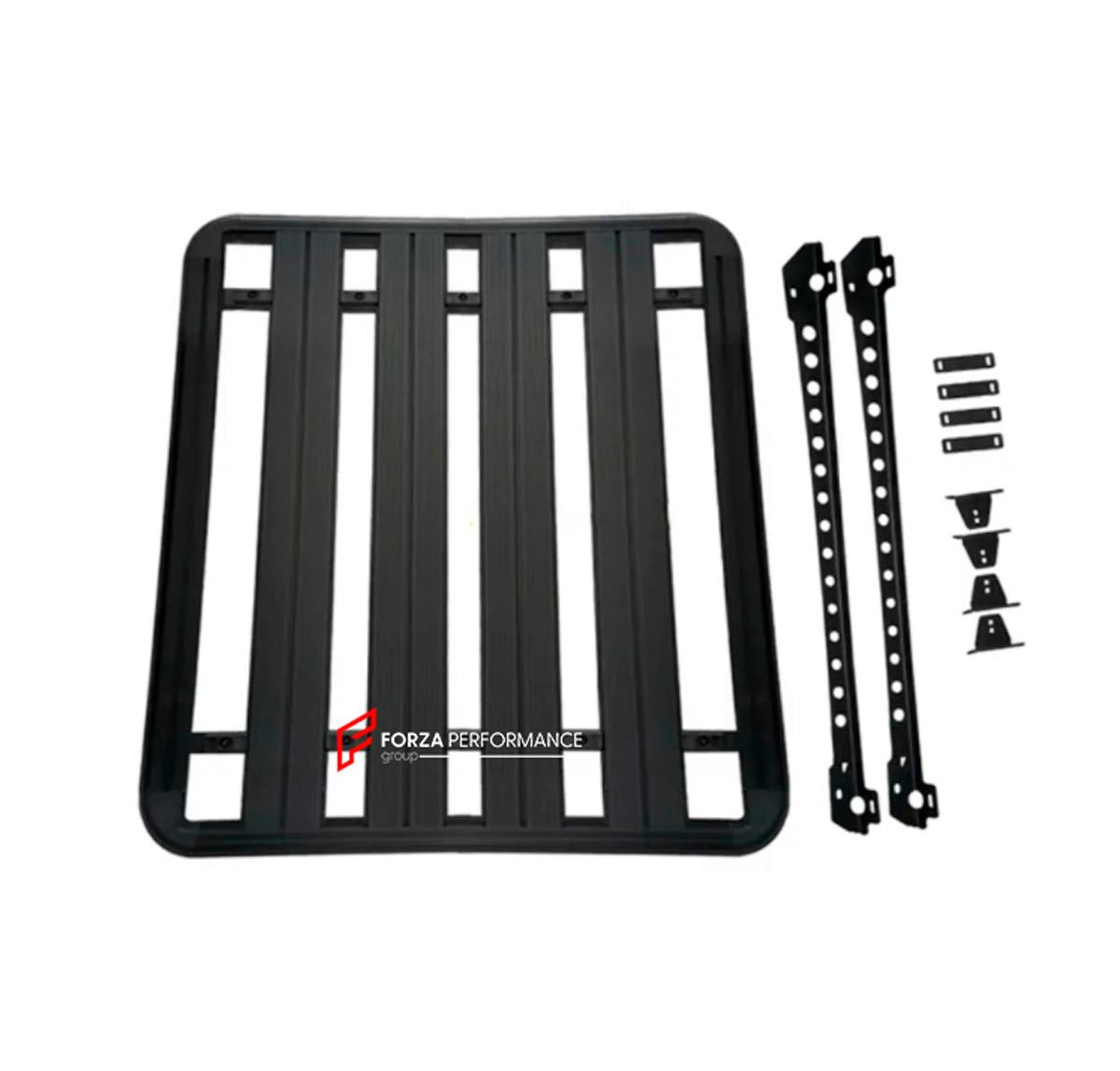 ALUMINIUM ROOF RACK for FORD RANGER Forza Performance Custom fit
Set includes:

Roof Rack
Material: Aluminium

NOTE: Professional installation is required.