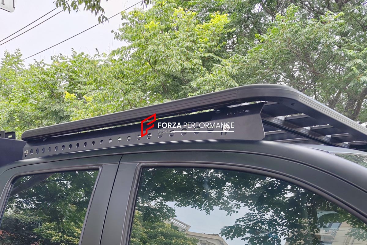 ALUMINIUM ROOF RACK for GREAT WALL CANNON POER Forza Performance Custom fit
Set includes:

Roof Rack
Material: Aluminium

NOTE: Professional installation is required.