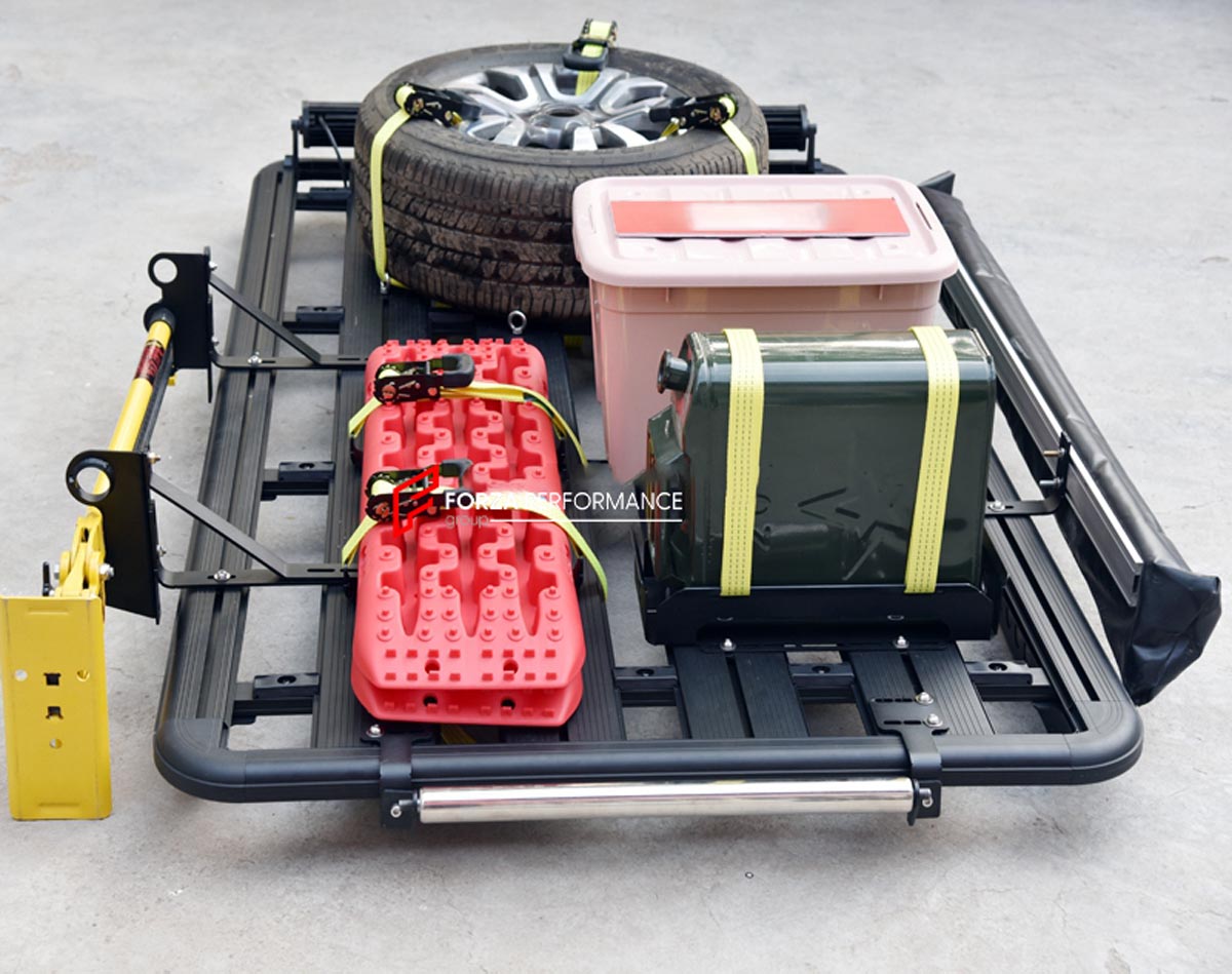 ALUMINIUM ROOF RACK for ISUZU D-MAX Forza Performance Custom fit
Set includes:

Roof Rack
Material: Aluminium

NOTE: Professional installation is required.