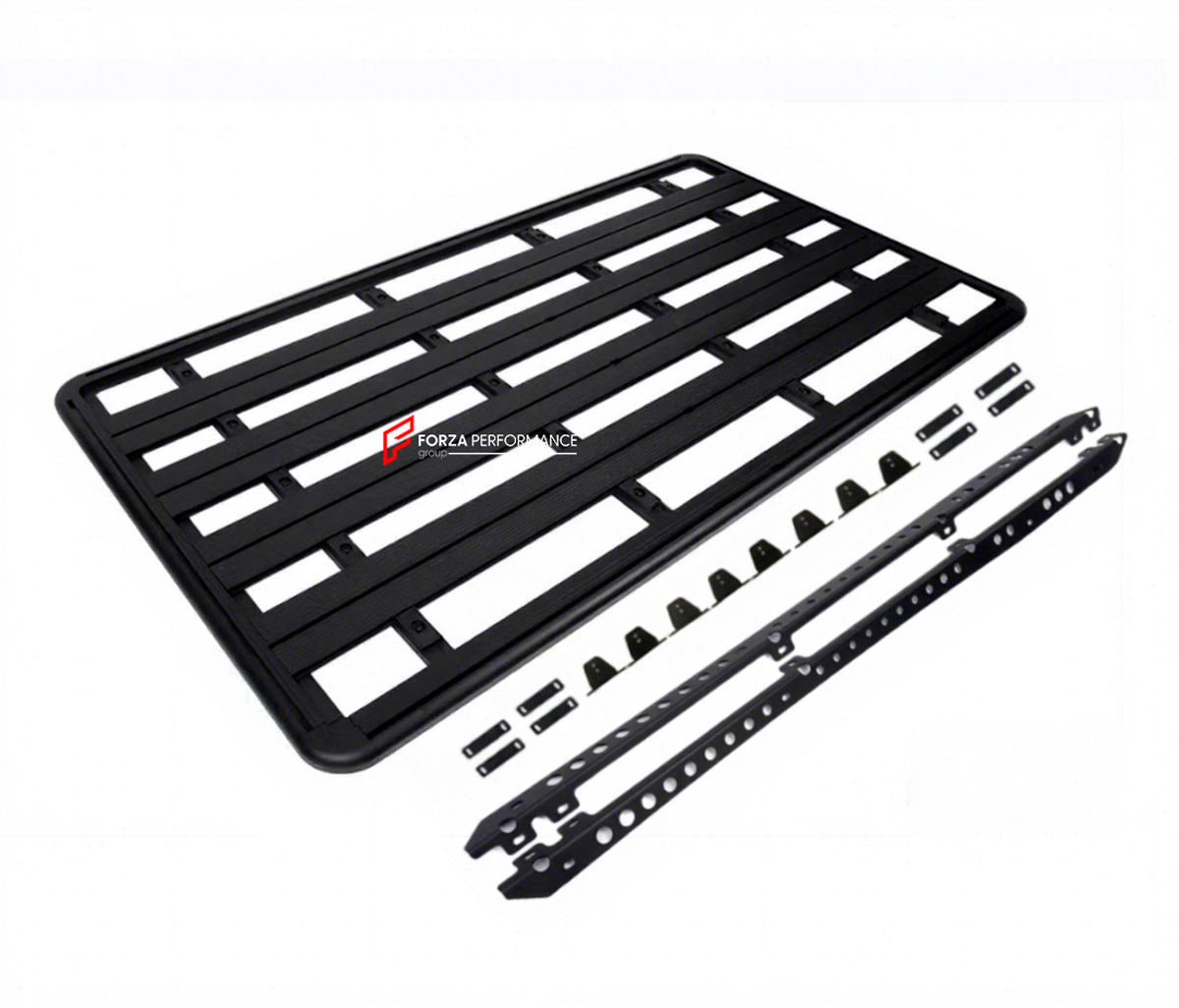 ALUMINIUM ROOF RACK for ISUZU MU-X Forza Performance Custom fit
Set includes:

Roof Rack
Material: Aluminium

NOTE: Professional installation is required.