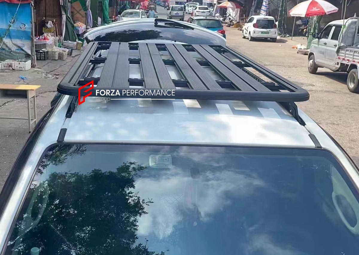 ALUMINIUM ROOF RACK for ISUZU MU-X Forza Performance Custom fit
Set includes:

Roof Rack
Material: Aluminium

NOTE: Professional installation is required.