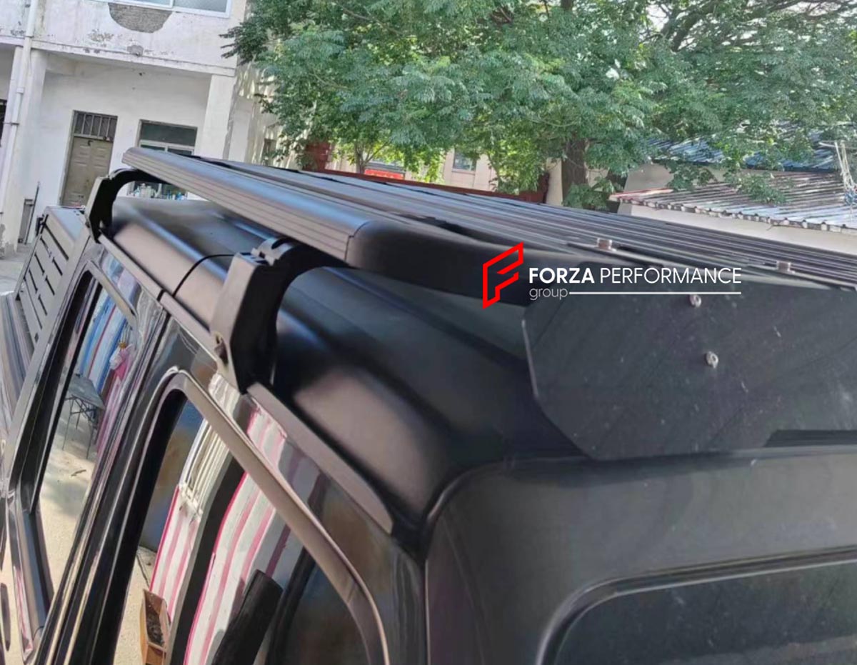 ALUMINIUM ROOF RACK for JEEP GLADIATOR Forza Performance Custom fit
Set includes:

Roof Rack
Material: Aluminium

NOTE: Professional installation is required.