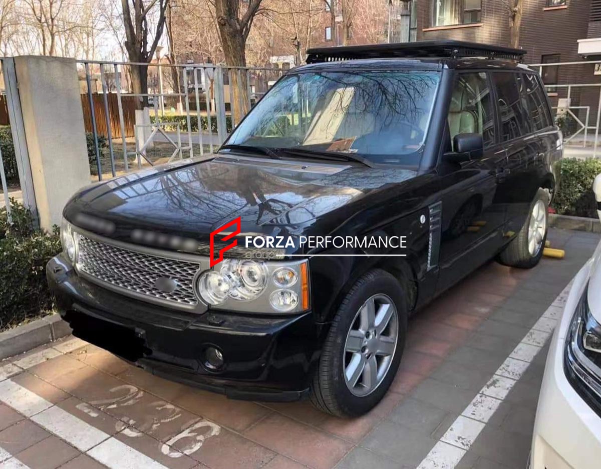 ALUMINIUM ROOF RACK for LAND ROVER RANGE ROVER 2002 - 2012 Forza Performance Custom fit
Set includes:

Roof Rack
Material: Aluminium

NOTE: Professional installation is required.