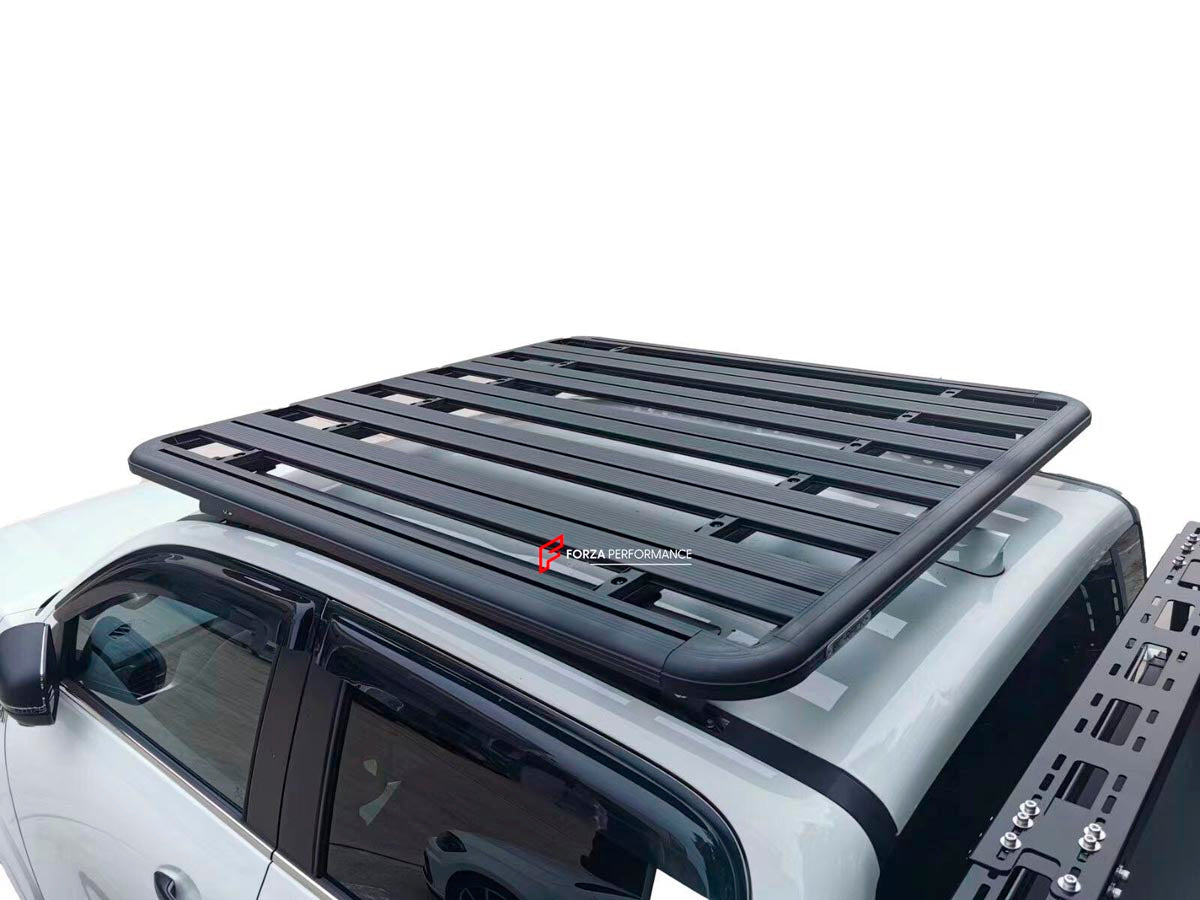 ALUMINIUM ROOF RACK for MAXUS LDV T60 T70 Forza Performance Custom fit
Set includes:

Roof Rack
Material: Aluminium

NOTE: Professional installation is required.