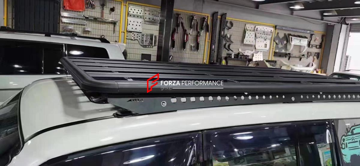 ALUMINIUM ROOF RACK for MITSUBISHI PAJERO Forza Performance Custom fit
Set includes:

Roof Rack
Material: Aluminium

NOTE: Professional installation is required.