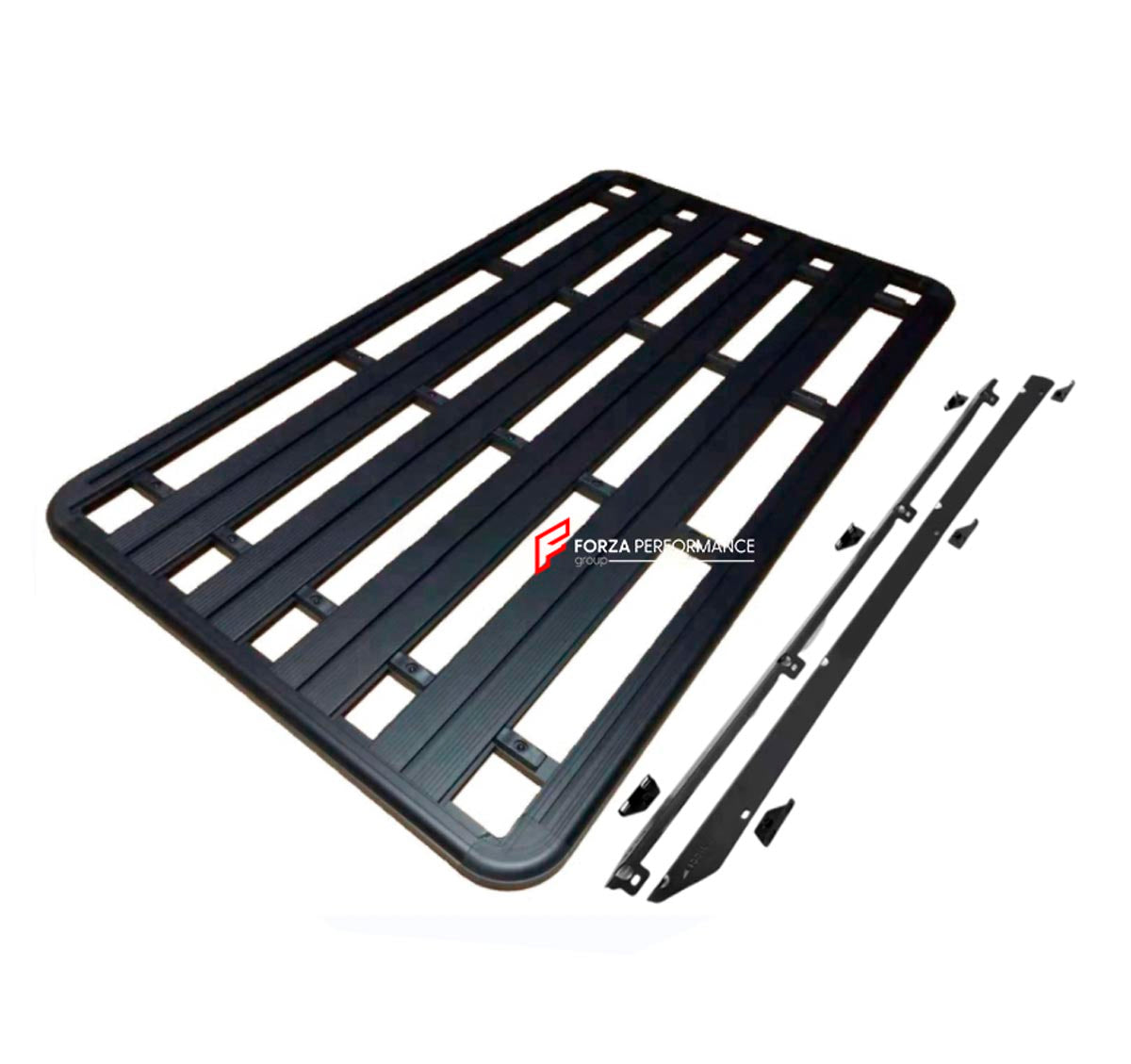 ALUMINIUM ROOF RACK for NISSAN TERRA Forza Performance Custom fit
Set includes:

Roof Rack
Material: Aluminium

NOTE: Professional installation is required.