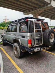 ALUMINIUM ROOF RACK for TOYOTA LAND CRUISER LC70 LC80 PRADO 90 Forza Performance Custom fit
Set includes:

Roof Rack
Material: Aluminium

NOTE: Professional installation is required.