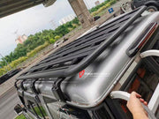 ALUMINIUM ROOF RACK for TOYOTA LAND CRUISER LC70 LC80 PRADO 90 Forza Performance Custom fit
Set includes:

Roof Rack
Material: Aluminium

NOTE: Professional installation is required.