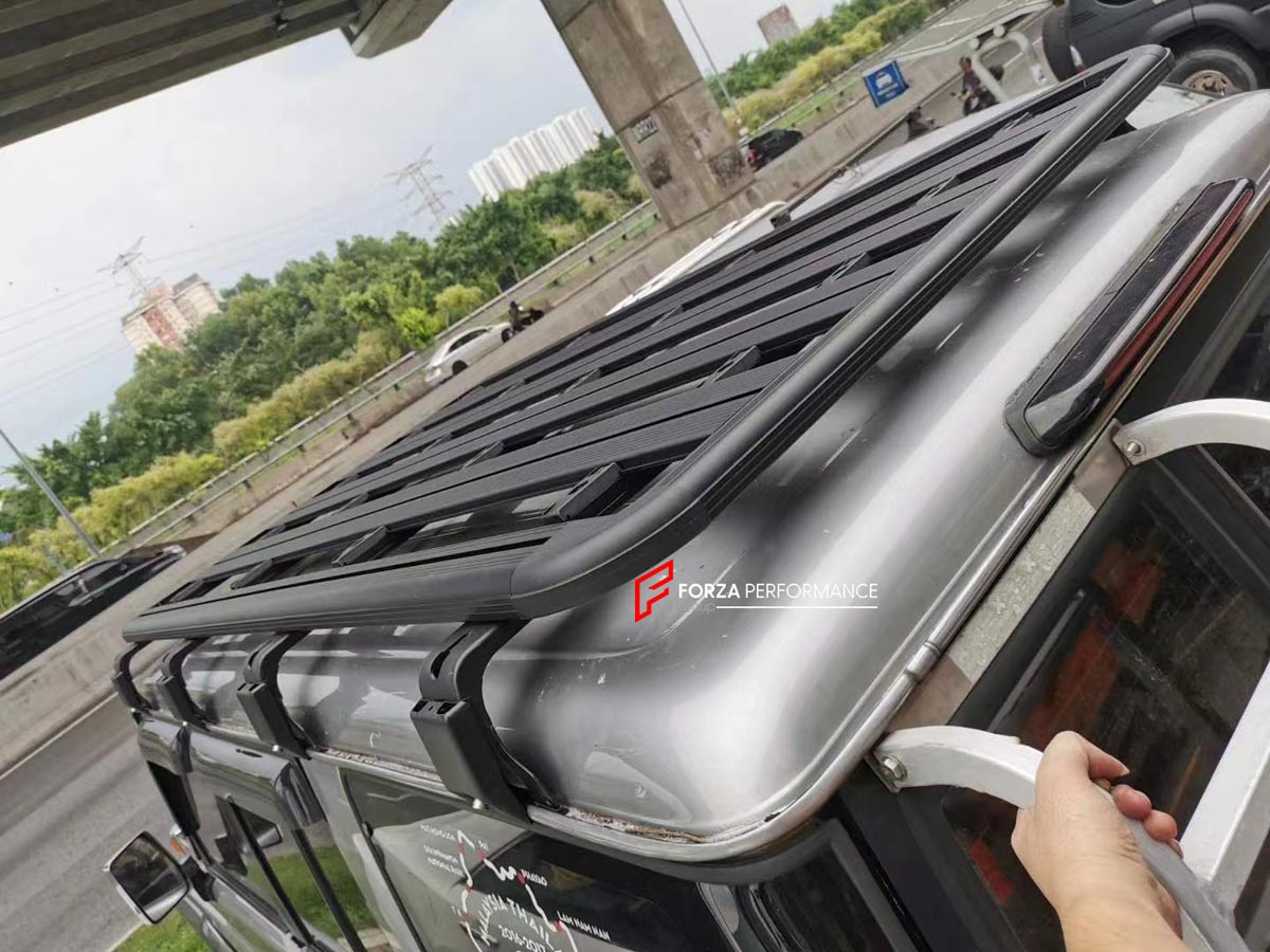 ALUMINIUM ROOF RACK for TOYOTA LAND CRUISER LC70 LC80 PRADO 90 Forza Performance Custom fit
Set includes:

Roof Rack
Material: Aluminium

NOTE: Professional installation is required.