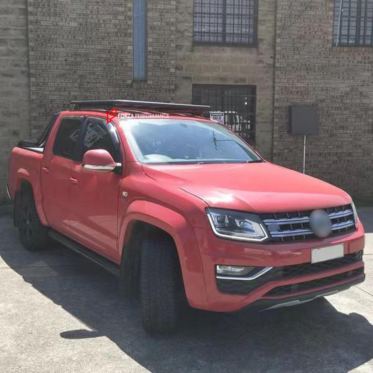 ALUMINIUM ROOF RACK for VOLKSWAGEN AMAROK 2010 - 2021 Forza Performance Custom fit
Set includes:

Roof Rack
Material: Aluminium

NOTE: Professional installation is required.