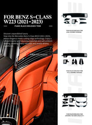 AMBIENT LIGHTS MIDRANGE COVERS FRAGRANCE SYSTEM WITH PIANO BLACK BRUSHED TRIM  for MERCEDES-BENZ S CLASS W223 2020+

Set includes:

Midrange Covers
Lights
Fragrance System
Brushed Trim

Features:

Ability to change the color and the speed of the light

Material: Plastic

Note: Professional installation is required.

Payment ►
Visa
Mastercard
PayPal with a credit card (add 4.4% at checkout)
Payoneer
Cryptocurrency

Shipment ►
By express DHL/UPS/TNT/FedEx
To the local international airport
Special line by air