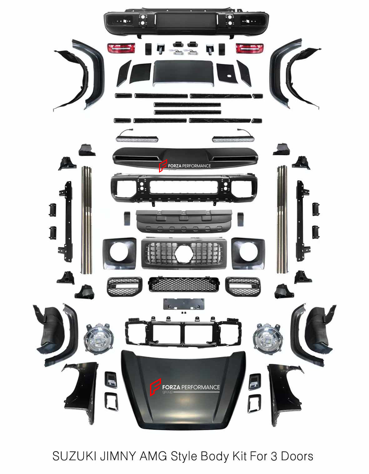 BODY KIT for SUZUKI JIMNY 2020+ | AMG G63 STYLE