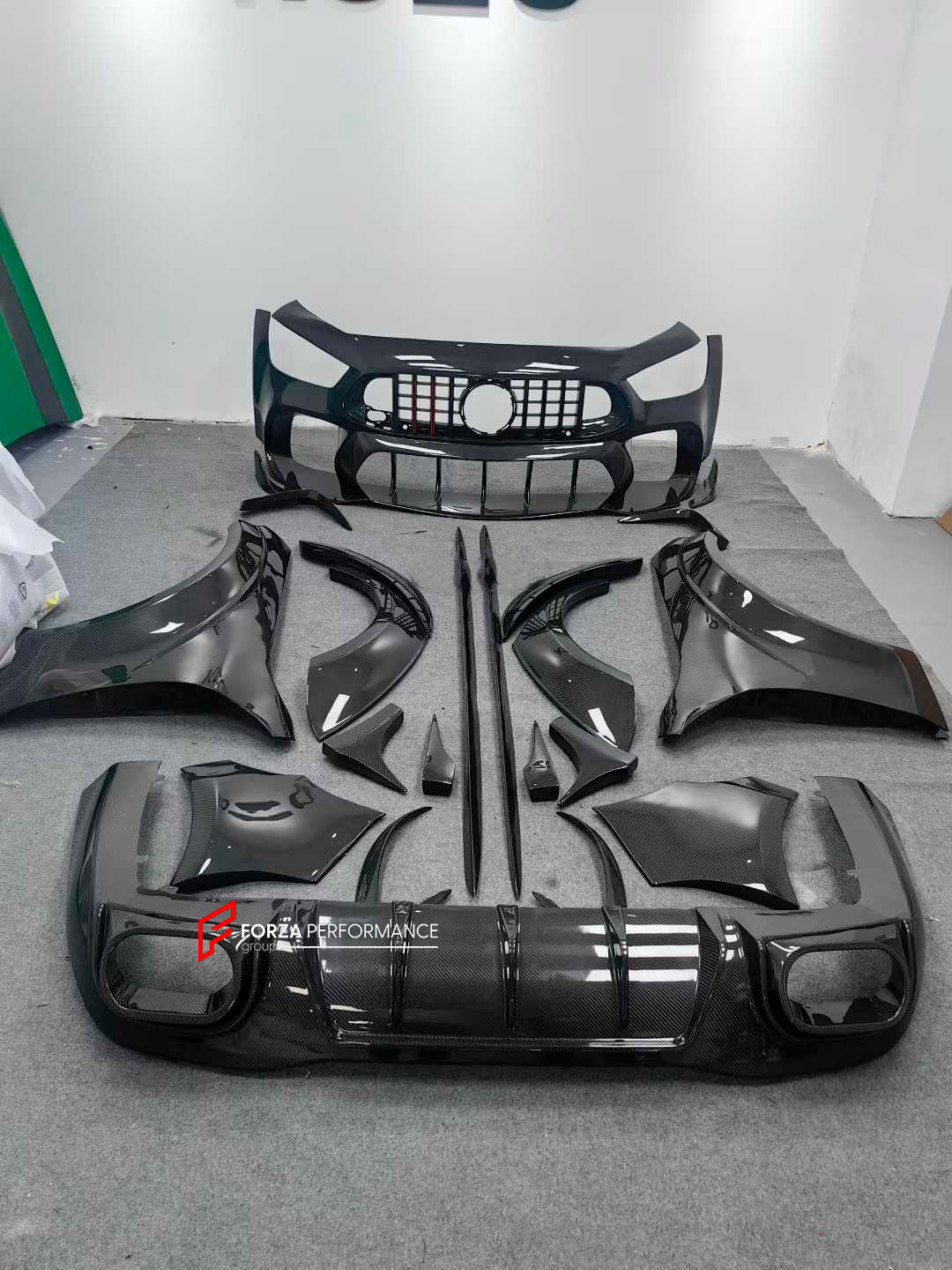WIDE CARBON BODY KIT for MERCEDES BENZ AMG GT X290 GT63 2018+