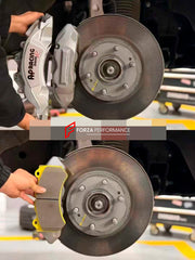 We manufacture premium quality carbon ceramic brakes discs rotors for CADILLAC ESCALADE V 2021 - 2024 in any size

Specification:

Authentic AP Racing CP9570 6 Pot Front Brake Calipers
Front disc: 410 mm, thickness 36 mm


Includes: brake disсs / rotors, brake pads, brackets for calipers, hoses.

BRAKE DISCS ROTORS CAN BE MADE FOR YOUR CAR IN ANY SIZE AND UPGRADED FROM IRON / STEEL DISCS TO CARBON CERAMIC

PLEASE INCLUDE YOUR CAR VIN, MODEL, YEAR AND WHEELS SIZE.

Note: Professional installation required. S