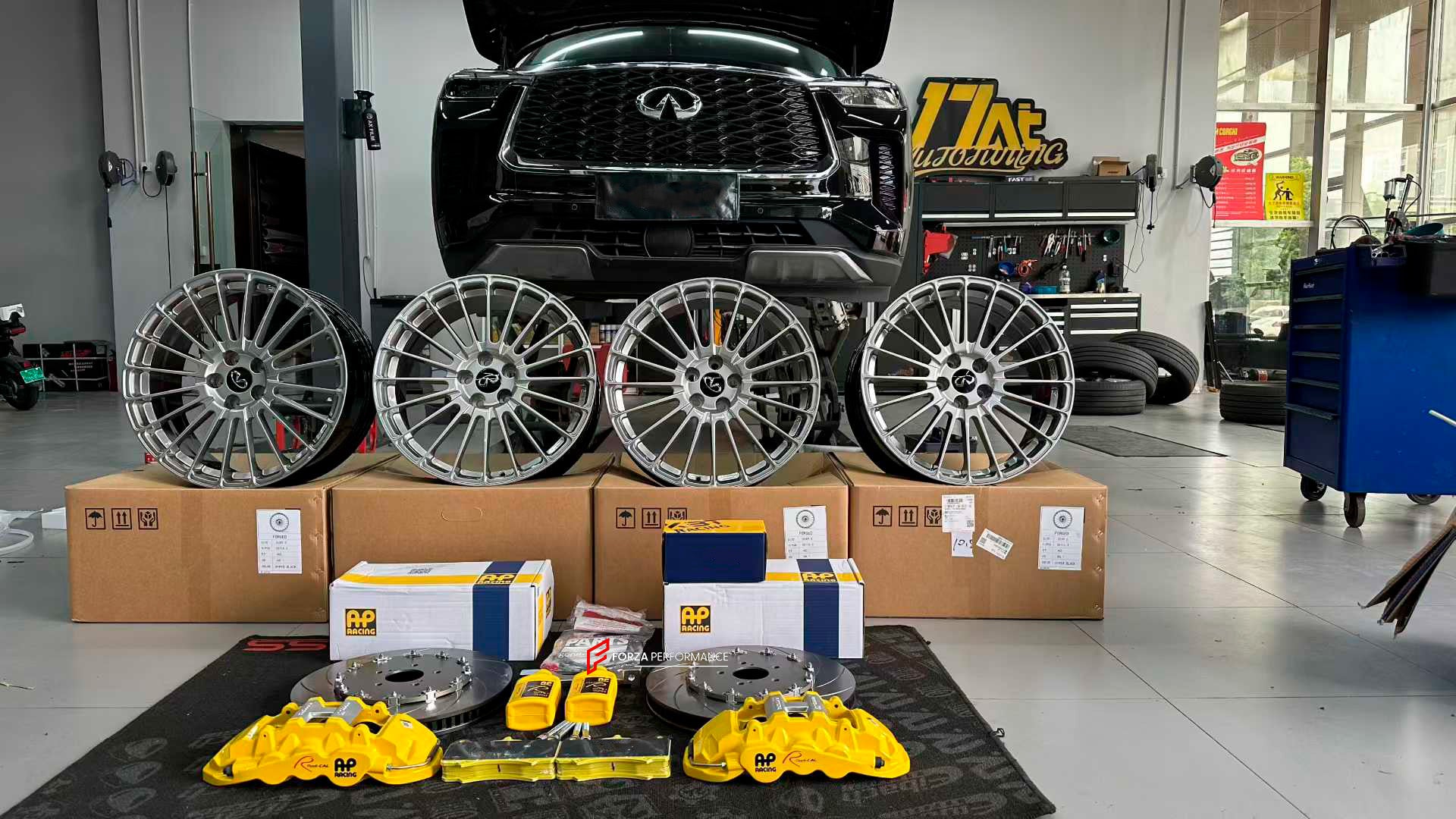 We manufacture premium quality carbon ceramic brakes discs rotors for INFINITI QX60 L51 2021 - 2025 in any size

Specification:

Authentic AP Racing CP8521 6 Pot Front Brake Calipers
Front disc: 390 mm, thickness 36 mm


Includes: brake disсs / rotors, brake pads, brackets for calipers, hoses.

BRAKE DISCS ROTORS CAN BE MADE FOR YOUR CAR IN ANY SIZE AND UPGRADED FROM IRON / STEEL DISCS TO CARBON CERAMIC

PLEASE INCLUDE YOUR CAR VIN, MODEL, YEAR AND WHEELS SIZE.

Note: Professional installation required. Som