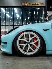 We manufacture premium quality carbon ceramic brakes discs rotors for TESLA MODEL 3 2017 - 2023 in any size

Specification:

Authentic AP Racing CP8522 6 Pot Front Brake Calipers
Front disc: 380 mm, thickness 36 mm


Includes: brake disсs / rotors, brake pads, brackets for calipers, hoses.

BRAKE DISCS ROTORS CAN BE MADE FOR YOUR CAR IN ANY SIZE AND UPGRADED FROM IRON / STEEL DISCS TO CARBON CERAMIC

PLEASE INCLUDE YOUR CAR VIN, MODEL, YEAR AND WHEELS SIZE.

Note: Professional installation required. Sometim