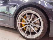 We manufacture premium quality carbon ceramic brakes discs rotors for TESLA MODEL 3 FACELIFT 2023+ in any size

Specification:

Authentic AP Racing CP8522 6 Pot Front Brake Calipers
Front disc: 390 mm, thickness 36 mm


Includes: brake disсs / rotors, brake pads, brackets for calipers, hoses.

BRAKE DISCS ROTORS CAN BE MADE FOR YOUR CAR IN ANY SIZE AND UPGRADED FROM IRON / STEEL DISCS TO CARBON CERAMIC

PLEASE INCLUDE YOUR CAR VIN, MODEL, YEAR AND WHEELS SIZE.

Note: Professional installation required. Some