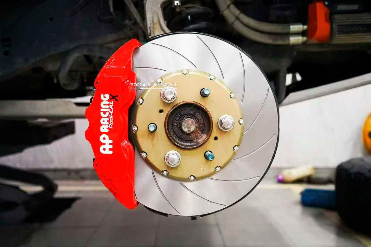 FRONT BIG BRAKE KIT BBK for FORD F-150 RAPTOR P552 2018 - 2020

Forza Performance Group offers various types of big brake kits, all types of aftermarket brake calipers, as well as genuine original brands of all types, such as AP Racing, Brembo, Akebono, AMG, M Performance, Audi, Porsche, Lamborghini, Toyota TRD, etc.

Current set includes:

2x Authentic AP Racing CP8576 6 Pot Front Brake Calipers

2x Front Brake Discs 350 mm, thickness 34 mm

2x Brake Caliper Adapters
2x Brake Pads


PLEASE INCLUDE YOUR VIN