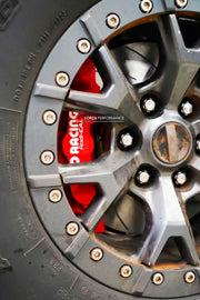 FRONT BIG BRAKE KIT BBK for FORD F-150 RAPTOR P552 2018 - 2020

Forza Performance Group offers various types of big brake kits, all types of aftermarket brake calipers, as well as genuine original brands of all types, such as AP Racing, Brembo, Akebono, AMG, M Performance, Audi, Porsche, Lamborghini, Toyota TRD, etc.

Current set includes:

2x Authentic AP Racing CP8576 6 Pot Front Brake Calipers

2x Front Brake Discs 350 mm, thickness 34 mm

2x Brake Caliper Adapters
2x Brake Pads


PLEASE INCLUDE YOUR VIN