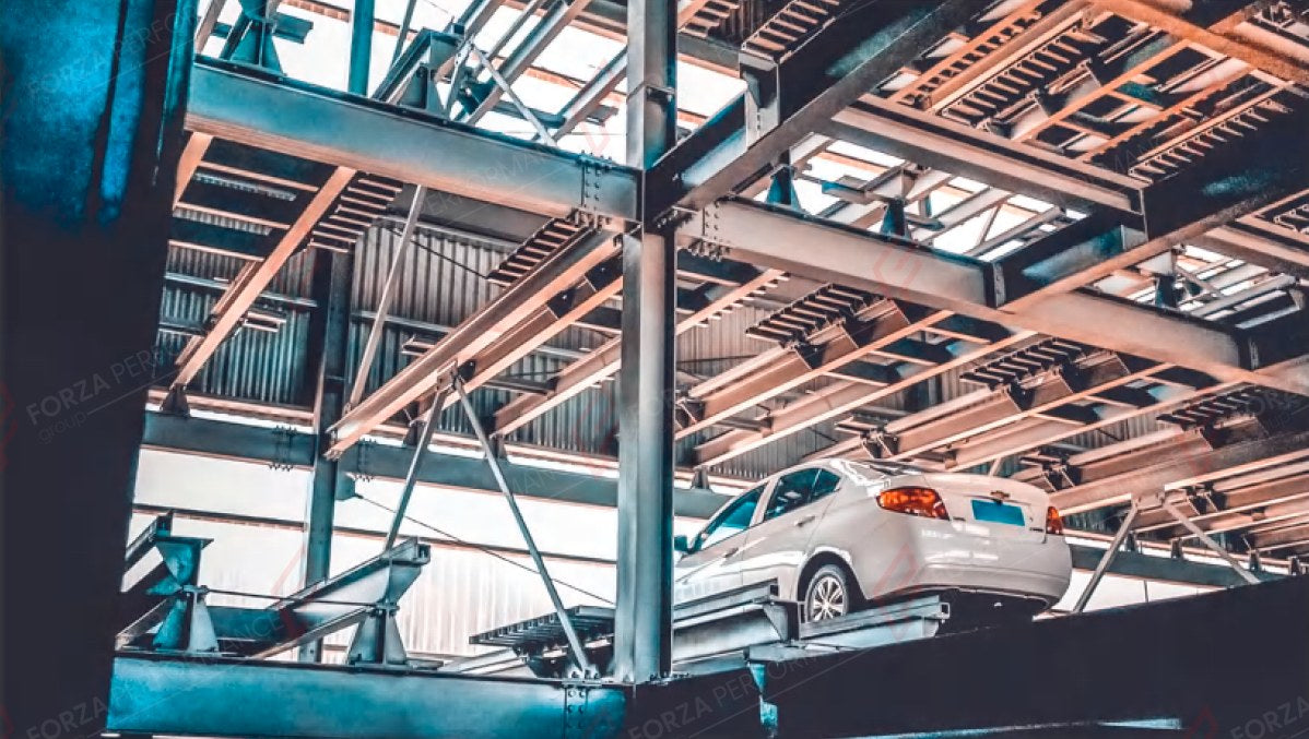 ASP Automated Shuttle Parking System - Robotic Automated Parking (APS) - elevador de coches / monte-voiture
