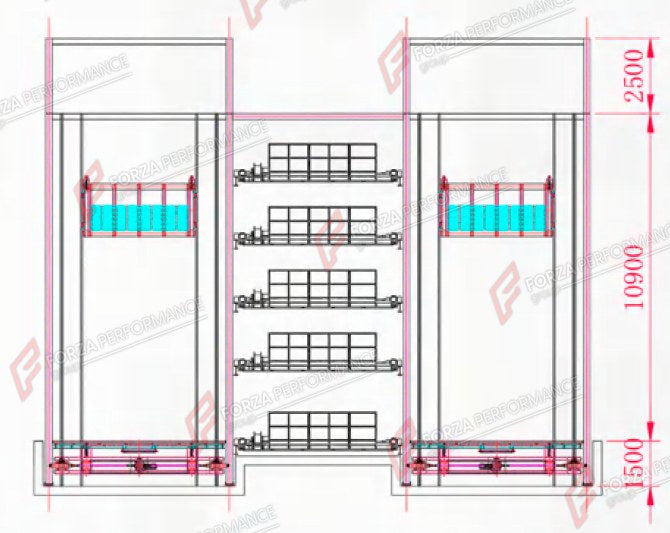 ASP Automated Shuttle Parking System - Robotic Automated Parking (APS) - apilador de coches / parking pour voiture