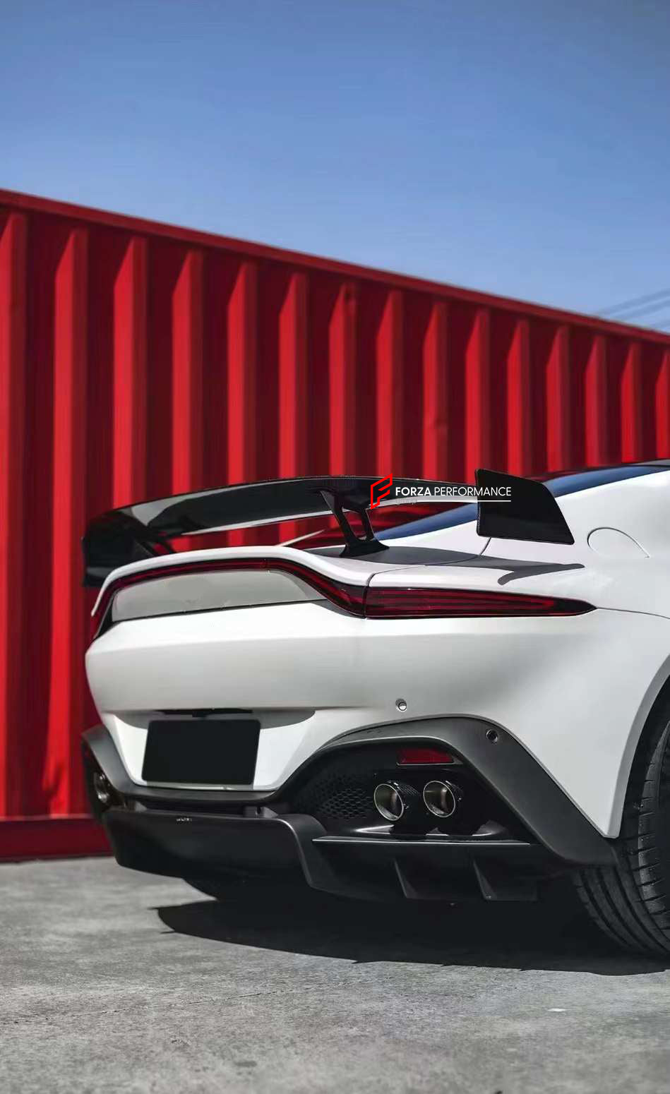 CARBON FIBER REAR SPOILER F1 STYLE FOR ASTON MARTIN VANTAGE – Forza ...