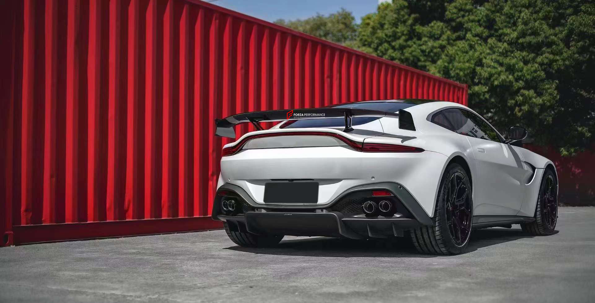 CARBON FIBER REAR SPOILER F1 STYLE FOR ASTON MARTIN VANTAGE – Forza ...