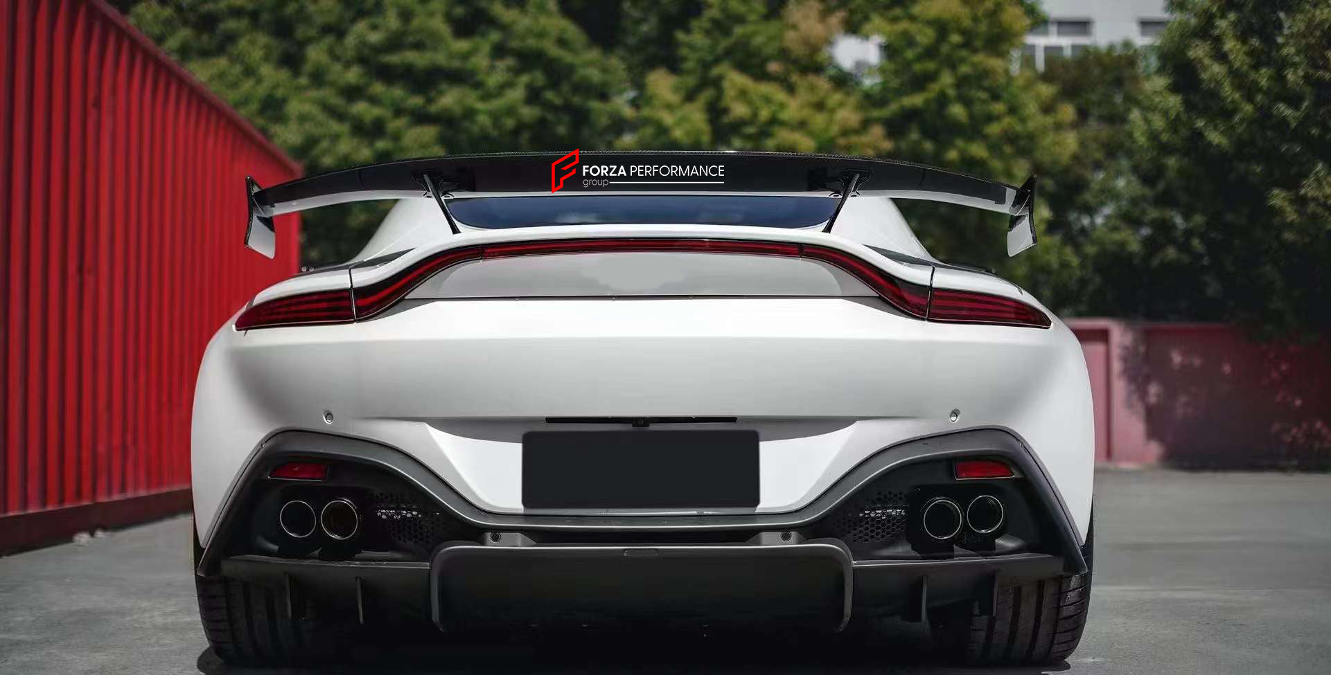 CARBON FIBER REAR SPOILER F1 STYLE FOR ASTON MARTIN VANTAGE – Forza ...