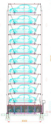 ATP Automated Tower Parking System - Vertical Automated Parking (APS) - elevador de coches / monte-voiture