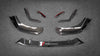 DRY CARBON FRONT LIP CANARDS for AUDI A7 4K8 2018+  Set includes:  Front Lip Front Canards