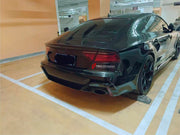 CONVERSION BODY KIT for AUDI A7 2014 - 2018 to RS7 C8 2019+  Set includes:  Front Bumper Front Hood Front Grille Side Fenders Side Skirts Rear Bumper with Diffuser Exhaust Tips