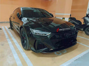 CONVERSION BODY KIT for AUDI A7 2014 - 2018 to RS7 C8 2019+  Set includes:  Front Bumper Front Hood Front Grille Side Fenders Side Skirts Rear Bumper with Diffuser Exhaust Tips