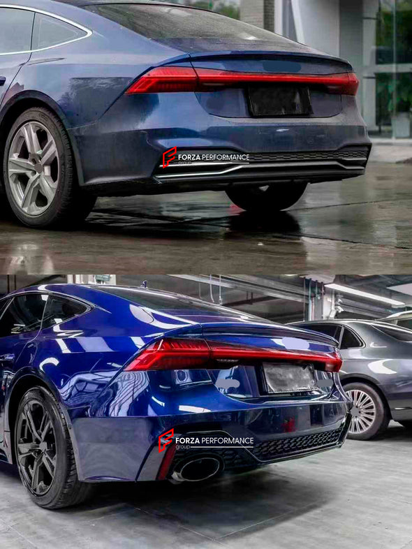 CONVERSION BODY KIT for AUDI A7 4G8 2014 - 2018 to RS7 C8 2019+

Set includes:


Front Bumper
Front Hood
Front Grille
Side Fenders
Side Skirts
Rear Bumper with Diffuser
Exhaust Tips

Material: Plastic

* Each part can be sent separately

NOTE: Professional installation is required.

Payment ►
Visa
Mastercard
PayPal with a credit card (add 4.4% at checkout)
Payoneer
Cryptocurrency
Shipment ►
By express DHL/UPS/TNT/FedEx
To the local international airport
Special line by air
Special line by the sea
To Europe 