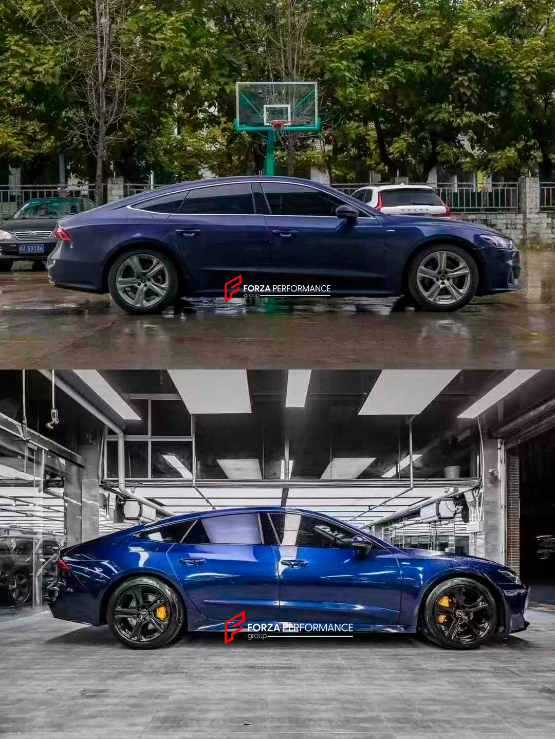 CONVERSION BODY KIT for AUDI A7 4G8 2014 - 2018 to RS7 C8 2019+