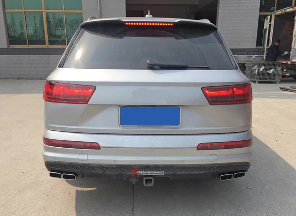 SQ7 STYLE EXHAUST TIPS for AUDI Q7 4M 2015 - 2019  Set includes:  Exhaust Tips