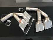 SQ7 STYLE EXHAUST TIPS for AUDI Q7 4M 2015 - 2019  Set includes:  Exhaust Tips