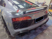 CONVERSION DRY CARBON BODY KIT for AUDI R8 4S 2015-2018 UPGRADE to AUDI R8 4S 2020+

Set includes:

Front Bumper Assembly

Front Grille
Front Lip
Side Skirts
Rear Bumper Assembly
Rear Diffuser
Rear Spoiler

Material: Plastic + Dry Carbon

NOTE: Professional installation is required. Dry carbon parts will fit to Original R8 2020+

Contact us for pricing

Payment ►
Visa

Mastercard

PayPal with a credit card (add 4.4% at checkout)
Payoneer
Cryptocurrency
Shipment ►
By express DHL/UPS/TNT/FedEx
To the local in