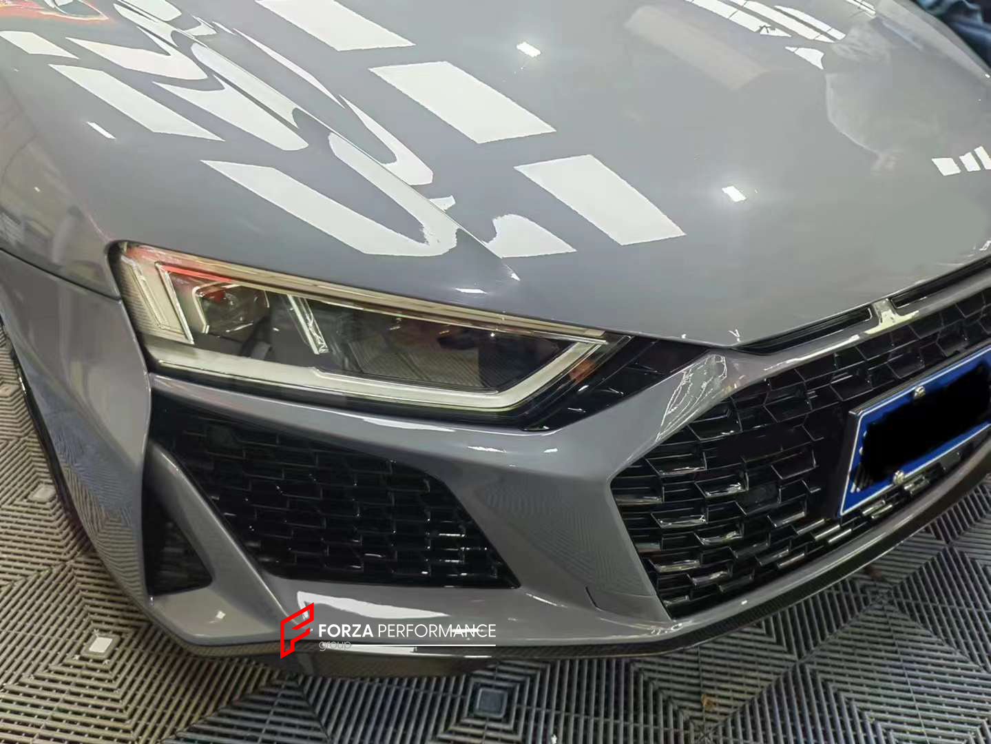 CONVERSION DRY CARBON BODY KIT for AUDI R8 4S 2015-2018 UPGRADE to AUDI R8 4S 2020+

Set includes:

Front Bumper Assembly

Front Grille
Front Lip
Side Skirts
Rear Bumper Assembly
Rear Diffuser
Rear Spoiler

Material: Plastic + Dry Carbon

NOTE: Professional installation is required. Dry carbon parts will fit to Original R8 2020+

Contact us for pricing

Payment ►
Visa

Mastercard

PayPal with a credit card (add 4.4% at checkout)
Payoneer
Cryptocurrency
Shipment ►
By express DHL/UPS/TNT/FedEx
To the local in