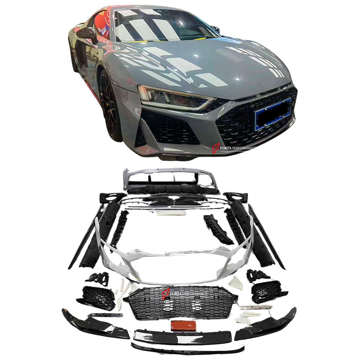 CONVERSION CARBON BODY KIT for AUDI R8 4S 2015-2018 UPGRADE to AUDI R8