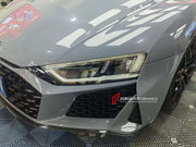 CONVERSION DRY CARBON BODY KIT for AUDI R8 4S 2015-2018 UPGRADE to AUDI R8 4S 2020+

Set includes:

Front Bumper Assembly

Front Grille
Front Lip
Side Skirts
Rear Bumper Assembly
Rear Diffuser
Rear Spoiler

Material: Plastic + Dry Carbon

NOTE: Professional installation is required. Dry carbon parts will fit to Original R8 2020+

Contact us for pricing

Payment ►
Visa

Mastercard

PayPal with a credit card (add 4.4% at checkout)
Payoneer
Cryptocurrency
Shipment ►
By express DHL/UPS/TNT/FedEx
To the local in