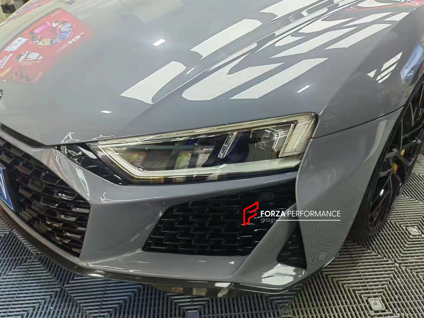 CONVERSION DRY CARBON BODY KIT for AUDI R8 4S 2015-2018 UPGRADE to AUDI R8 4S 2020+

Set includes:

Front Bumper Assembly

Front Grille
Front Lip
Side Skirts
Rear Bumper Assembly
Rear Diffuser
Rear Spoiler

Material: Plastic + Dry Carbon

NOTE: Professional installation is required. Dry carbon parts will fit to Original R8 2020+

Contact us for pricing

Payment ►
Visa

Mastercard

PayPal with a credit card (add 4.4% at checkout)
Payoneer
Cryptocurrency
Shipment ►
By express DHL/UPS/TNT/FedEx
To the local in