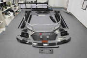 CONVERSION DRY CARBON BODY KIT for AUDI R8 4S 2015-2018 UPGRADE to AUDI R8 4S 2020+

Set includes:

Front Bumper Assembly

Front Grille
Front Lip
Side Skirts
Rear Bumper Assembly
Rear Diffuser
Rear Spoiler

Material: Plastic + Dry Carbon

NOTE: Professional installation is required. Dry carbon parts will fit to Original R8 2020+

Contact us for pricing

Payment ►
Visa

Mastercard

PayPal with a credit card (add 4.4% at checkout)
Payoneer
Cryptocurrency
Shipment ►
By express DHL/UPS/TNT/FedEx
To the local in
