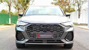 RSQ3 STYLE FRONT GRILLE for AUDI Q3 2019 - 2022
Set include: 
Front Grille
Material: ABS
NOTE: Professional installation is required 