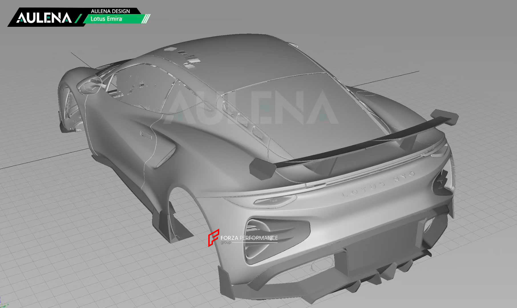 BODY KIT for LOTUS EMIRA

Set includes:
Front Lip
Front Air Vents
Fender Trims
Side Skirts
Side Air Vents
Rear Spoiler
Rear Air Duct
Rear Diffuser

Material: Plastic

Note: Professional installation is required.