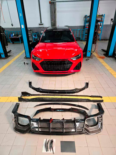 AUTHENTIC AULENA CARBON BODY KIT for AUDI RS6 C8 FACELIFT 2024+

Set includes:

Front Lip

Front Bumper Canards
Side Skirts

Rear Roof Spoiler
Rear Spoiler
Rear Diffuser

Material: Carbon Fiber

NOTE: Professional installation is required.

Contact us for pricing

Payment ►
Visa
Mastercard
PayPal with a credit card (add 4.4% at checkout)
Payoneer
Cryptocurrency
Shipment ►
By express DHL/UPS/TNT/FedEx
To the local international airport
Special line by air
Special line by the sea
To Europe and the UK by train