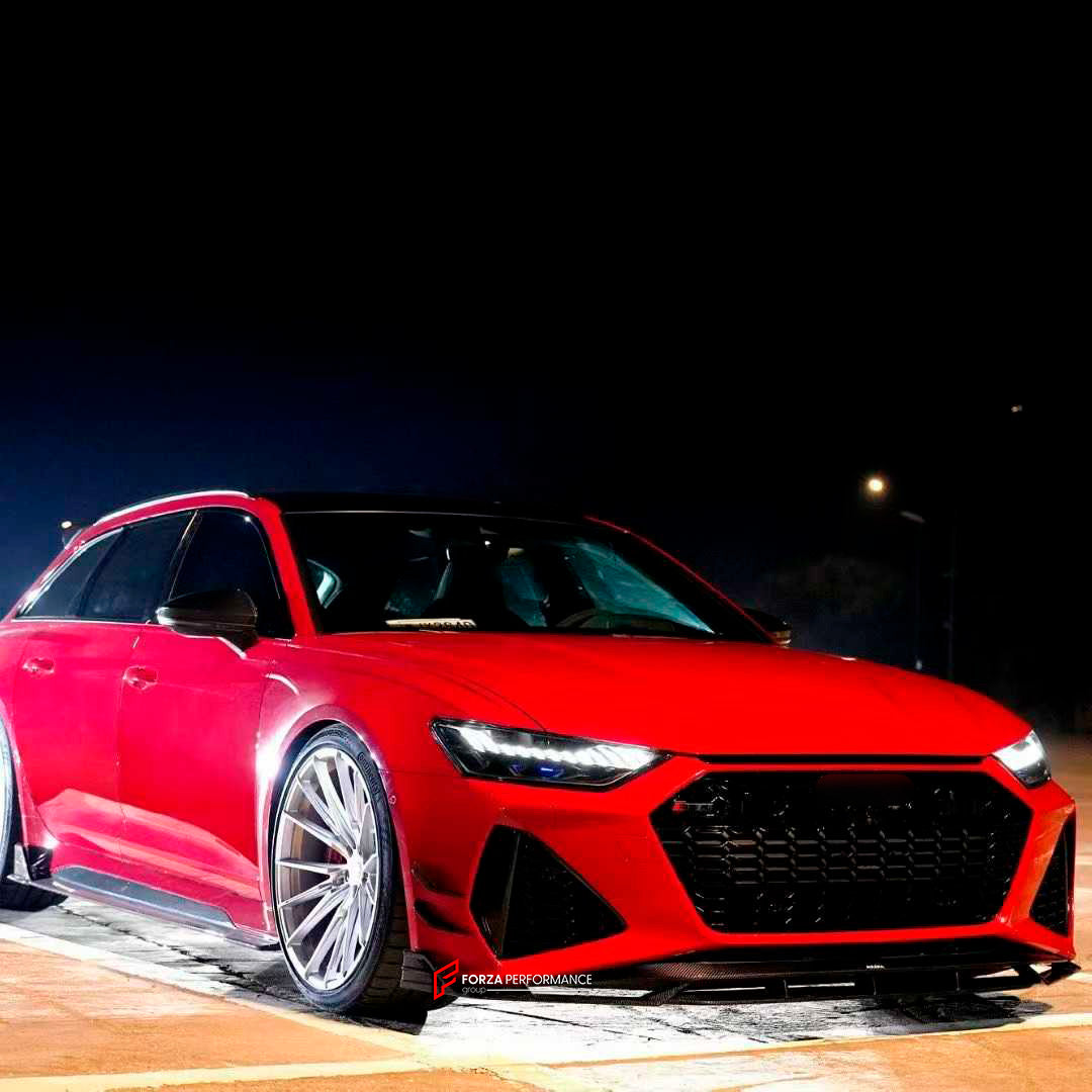 AUTHENTIC AULENA CARBON BODY KIT for AUDI RS6 C8 FACELIFT 2024+

Set includes:

Front Lip

Front Bumper Canards
Side Skirts

Rear Roof Spoiler
Rear Spoiler
Rear Diffuser

Material: Carbon Fiber

NOTE: Professional installation is required.

Contact us for pricing

Payment ►
Visa
Mastercard
PayPal with a credit card (add 4.4% at checkout)
Payoneer
Cryptocurrency
Shipment ►
By express DHL/UPS/TNT/FedEx
To the local international airport
Special line by air
Special line by the sea
To Europe and the UK by train