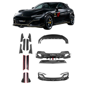AUTHENTIC DARWINPRO CARBON BODY KIT for FERRARI PUROSANGUE F175 iMP Design Soft

Set includes:

Front Lips
Side Skirts
Rear Diffuser
Material: Carbon

NOTE: Professional installation is required.