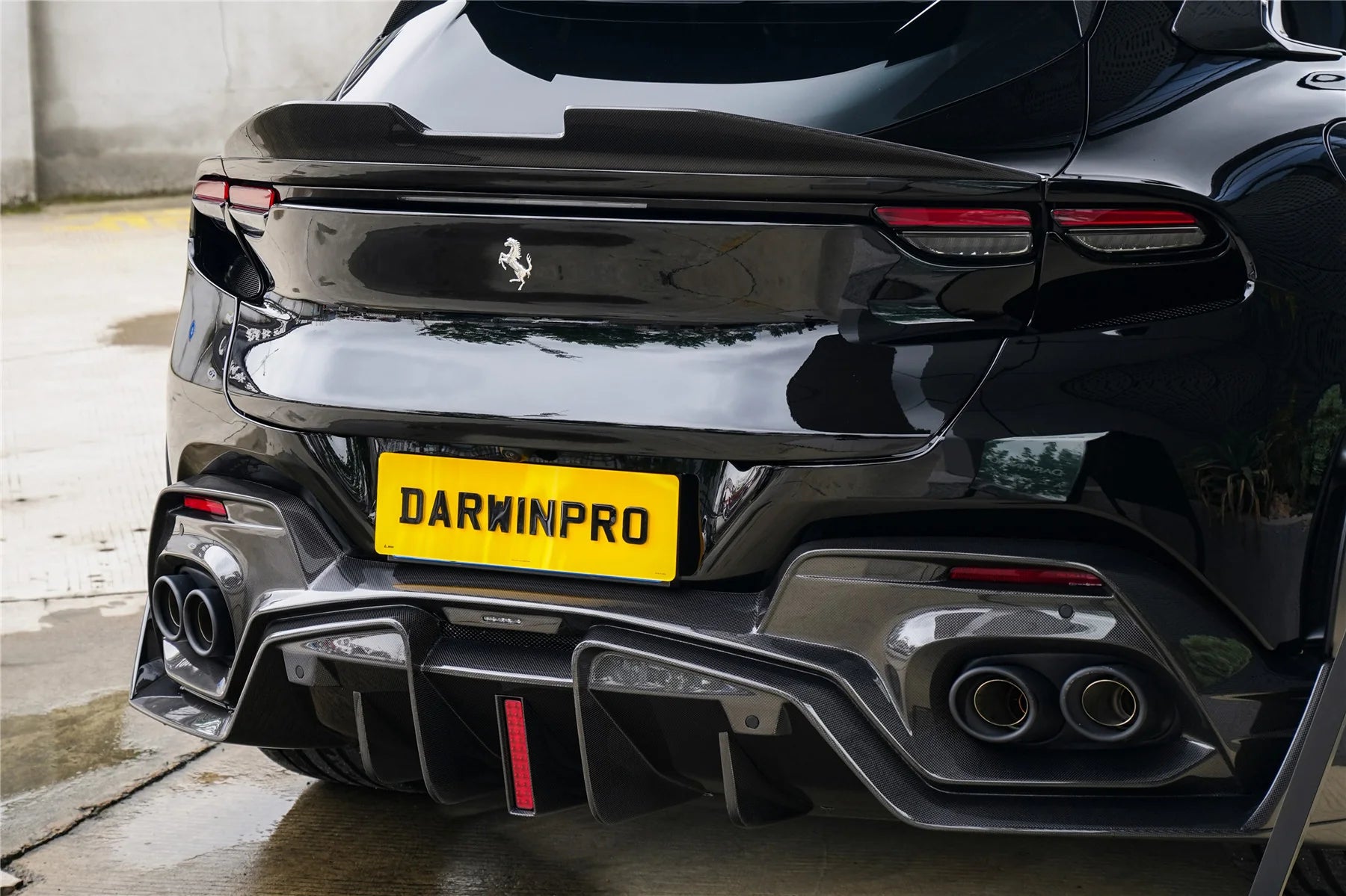 AUTHENTIC DARWINPRO CARBON BODY KIT for FERRARI PUROSANGUE F175 iMP Design Soft

Set includes:

Front Lips
Side Skirts
Rear Diffuser
Material: Carbon

NOTE: Professional installation is required.