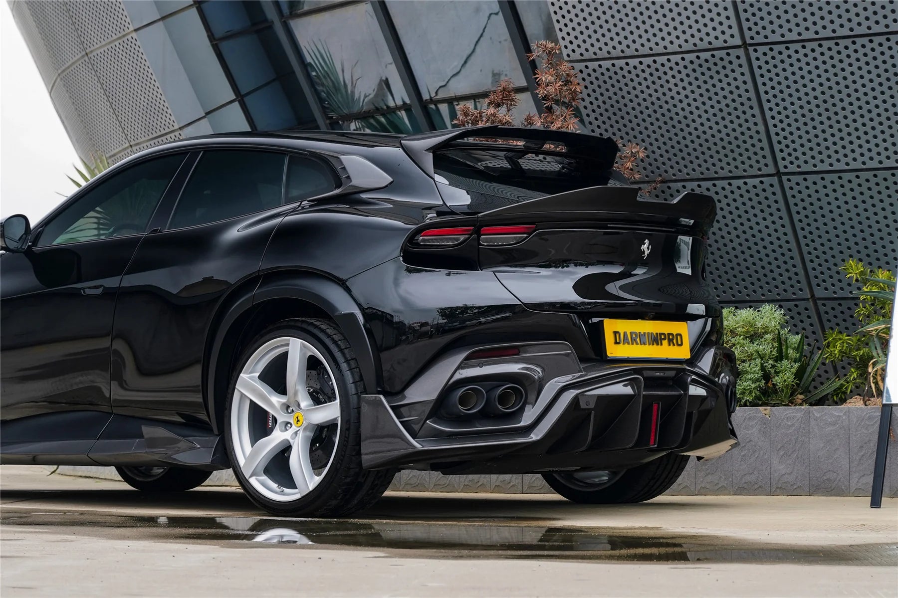 AUTHENTIC DARWINPRO CARBON BODY KIT for FERRARI PUROSANGUE F175 iMP Design Soft

Set includes:

Front Lips
Side Skirts
Rear Diffuser
Material: Carbon

NOTE: Professional installation is required.